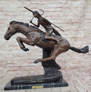 Cheyenne Warrior on Horseback Bronze by Frederic Remington