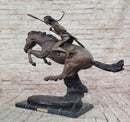 Cheyenne Warrior on Horseback Bronze by Frederic Remington