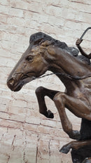 Cheyenne Warrior on Horseback Bronze by Frederic Remington