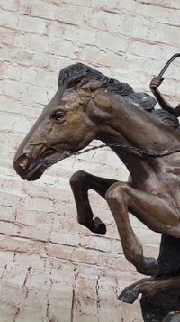 Cheyenne Warrior on Horseback Bronze by Frederic Remington