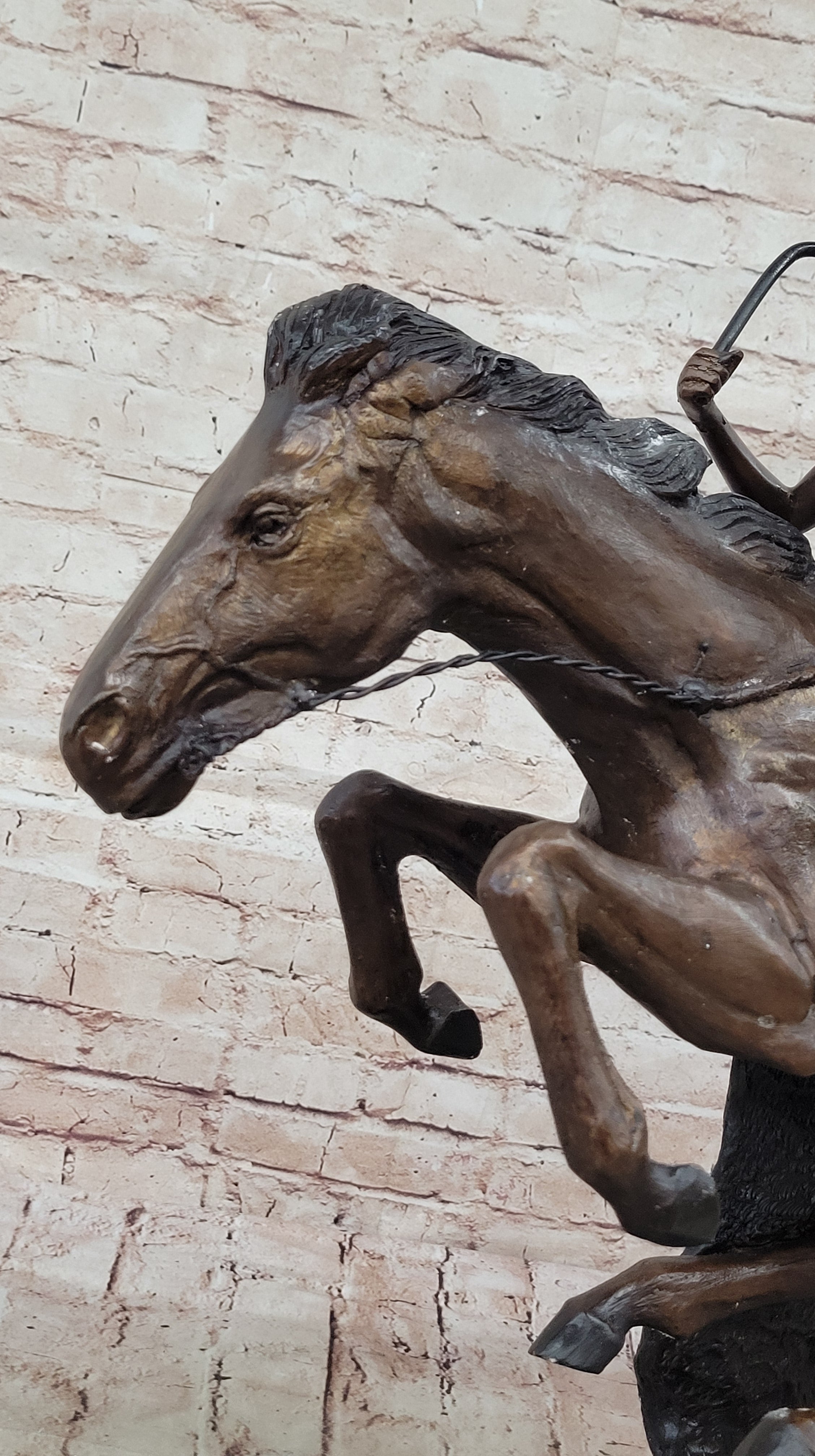 Cheyenne Warrior on Horseback Bronze by Frederic Remington