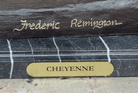 Cheyenne Warrior on Horseback Bronze by Frederic Remington