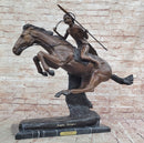 Cheyenne Warrior on Horseback Bronze by Frederic Remington