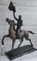 Buffalo Signal by Frederic Remington Bronze 33" x 26"