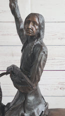 Buffalo Signal by Frederic Remington Bronze 33" x 26"