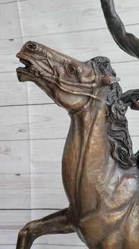 Buffalo Signal by Frederic Remington Bronze 33" x 26"