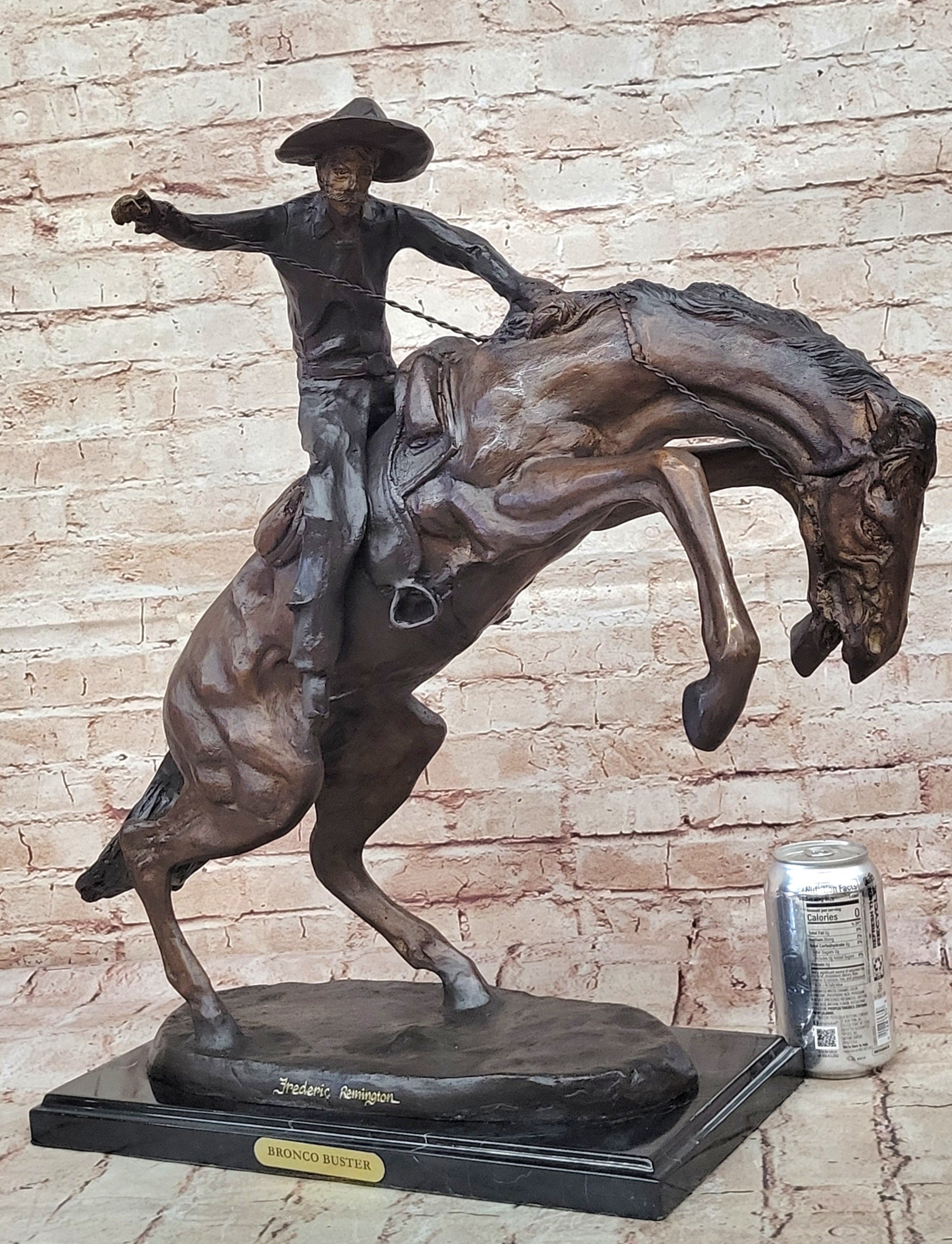 Bronco Buster Frederic Remington Bronze 24" x 26"