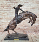 Bronco Buster Frederic Remington Bronze 24" x 26"