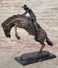 Bronco Buster Frederic Remington Bronze 24" x 26"