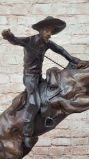 Bronco Buster Frederic Remington Bronze 24" x 26"