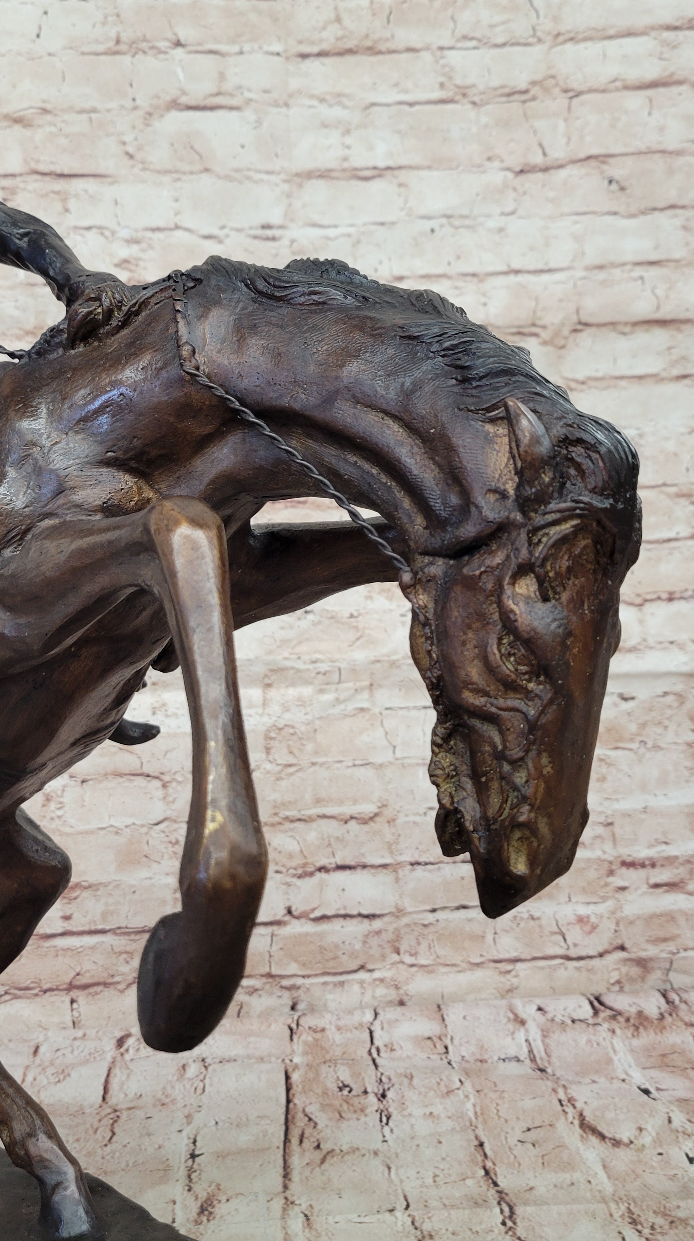 Bronco Buster Frederic Remington Bronze 24" x 26"
