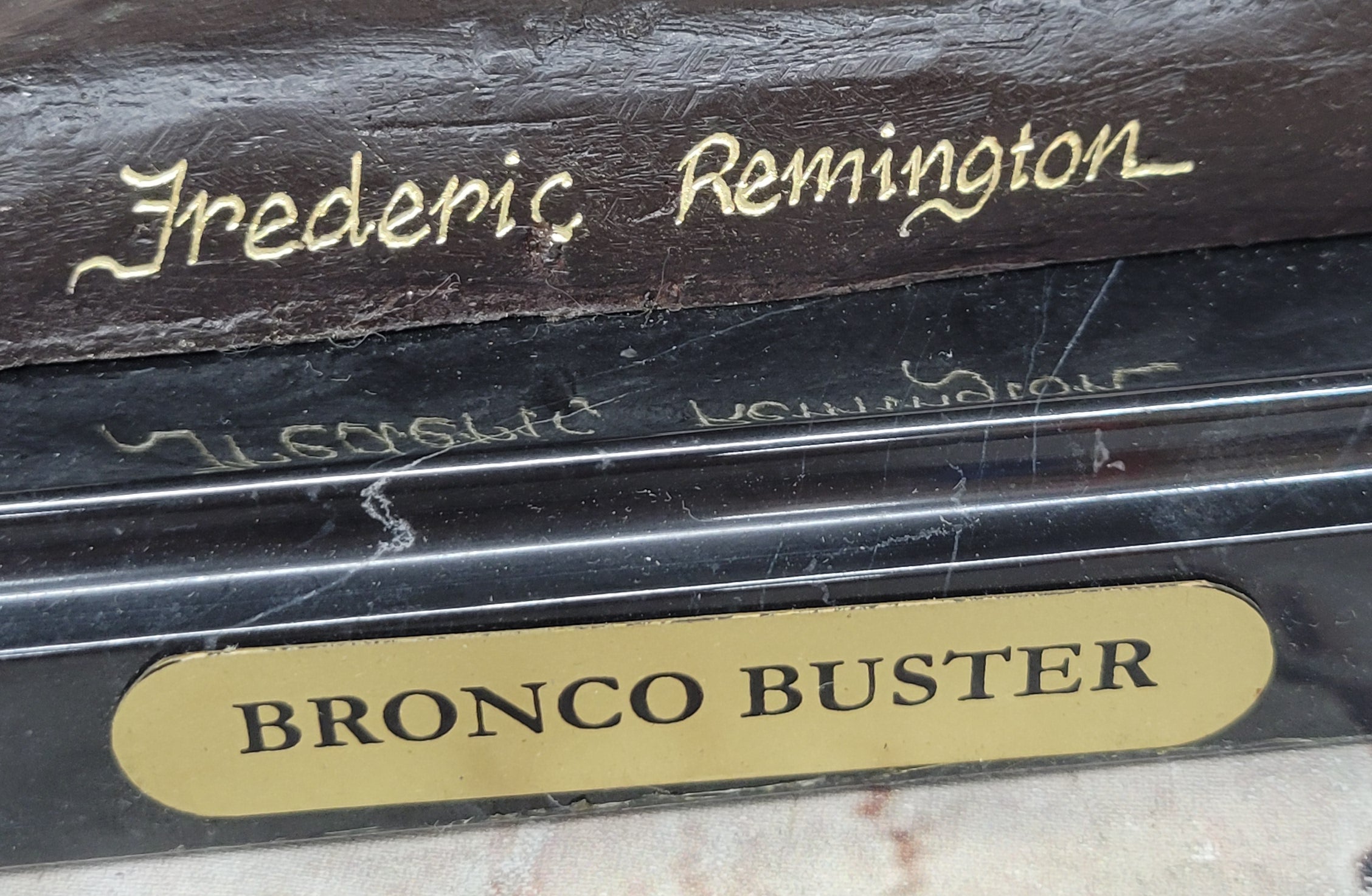 Bronco Buster Frederic Remington Bronze 24" x 26"