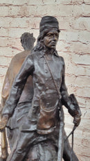 Frederic Remington Mountain Man Frontiersman Bronze 26" x 25"