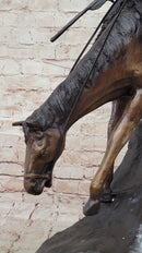 Frederic Remington Mountain Man Frontiersman Bronze 26" x 25"
