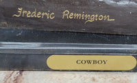 Remington Bronze Cowboy on Horse – Western Sculpture