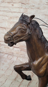 Trooper of the Plains Frederic Remington Bronze Sculpture 22" x 21"