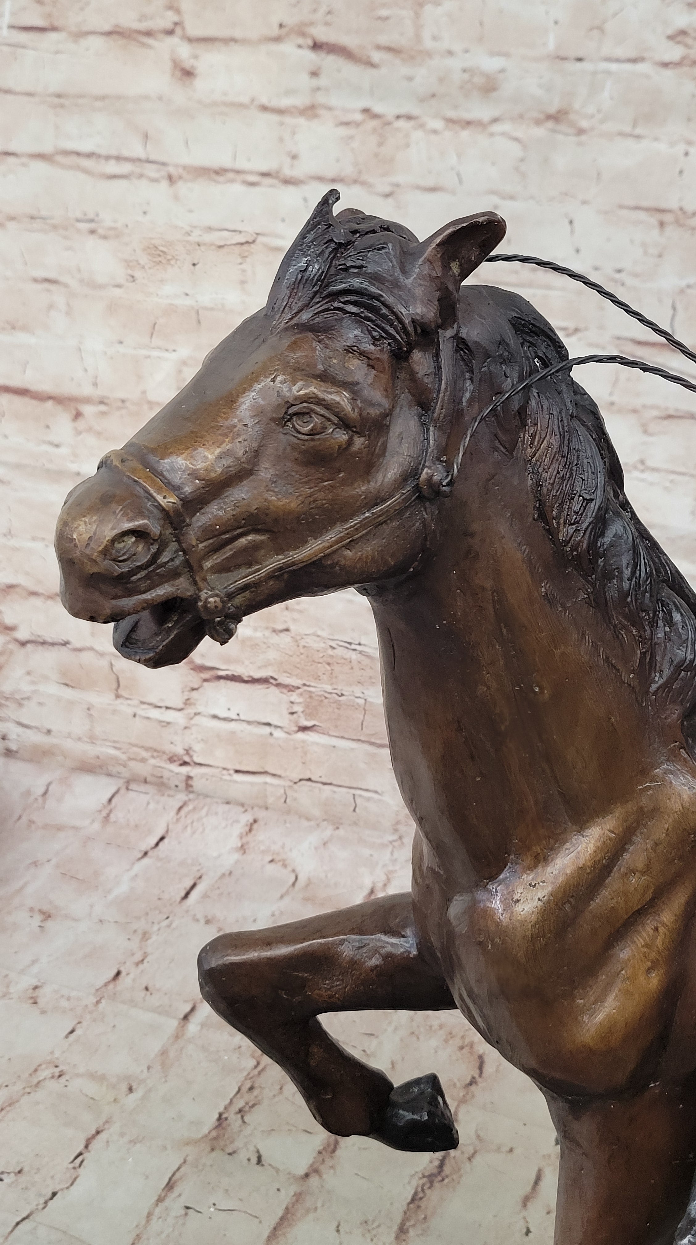 Trooper of the Plains Frederic Remington Bronze Sculpture 22" x 21"