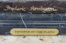 Trooper of the Plains Frederic Remington Bronze Sculpture 22" x 21"