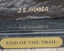 End of the Trail James Fraser Bronze Sculpture 21" x 22"
