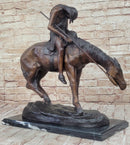 End of the Trail James Fraser Bronze Sculpture 21" x 22"