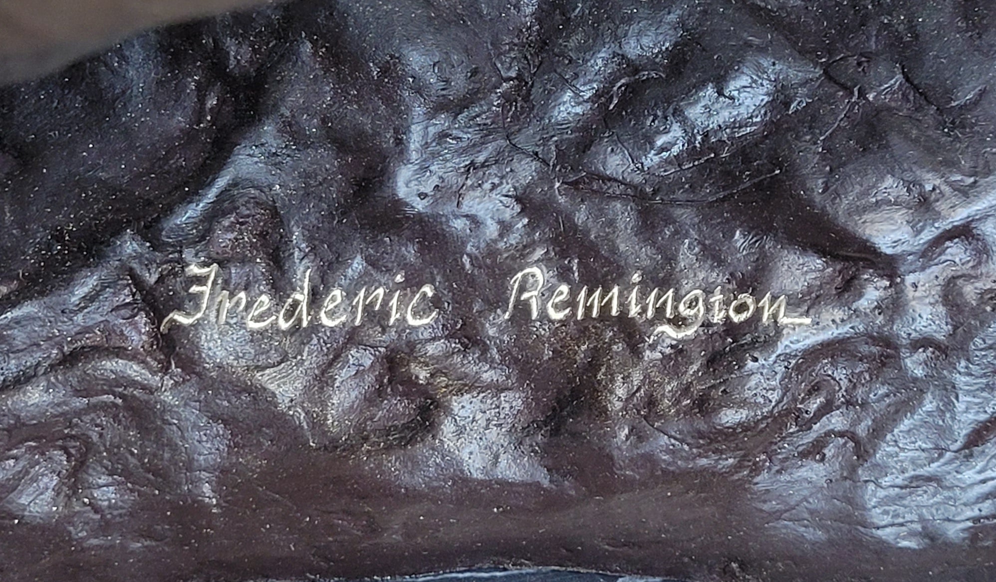 Frederic Remington Buffalo Hunt Bronze Sculpture Native American Art