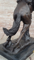 Bronco Twister C.M. Russell Western Bronze Sculpture 23" x 24"