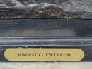 Bronco Twister C.M. Russell Western Bronze Sculpture 23" x 24"