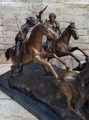 Old Dragoons by Frederic Remington Bronze 16" x 34" Sculpture