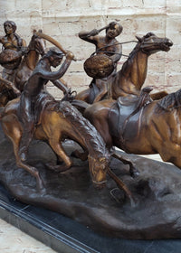 Old Dragoons by Frederic Remington Bronze 16" x 34" Sculpture