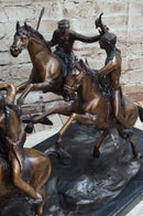 Old Dragoons by Frederic Remington Bronze 16" x 34" Sculpture