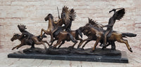 Carl Kauba Bronze War Party Native American Sculpture