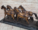Stagecoach Horse Carriage Bronze Sculpture - Limited Edition