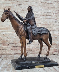 Frederic Remington PEACE Native American Indian Bronze Sculpture