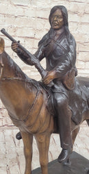 Frederic Remington PEACE Native American Indian Bronze Sculpture
