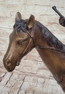 Frederic Remington PEACE Native American Indian Bronze Sculpture
