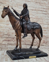 Frederic Remington PEACE Native American Indian Bronze Sculpture