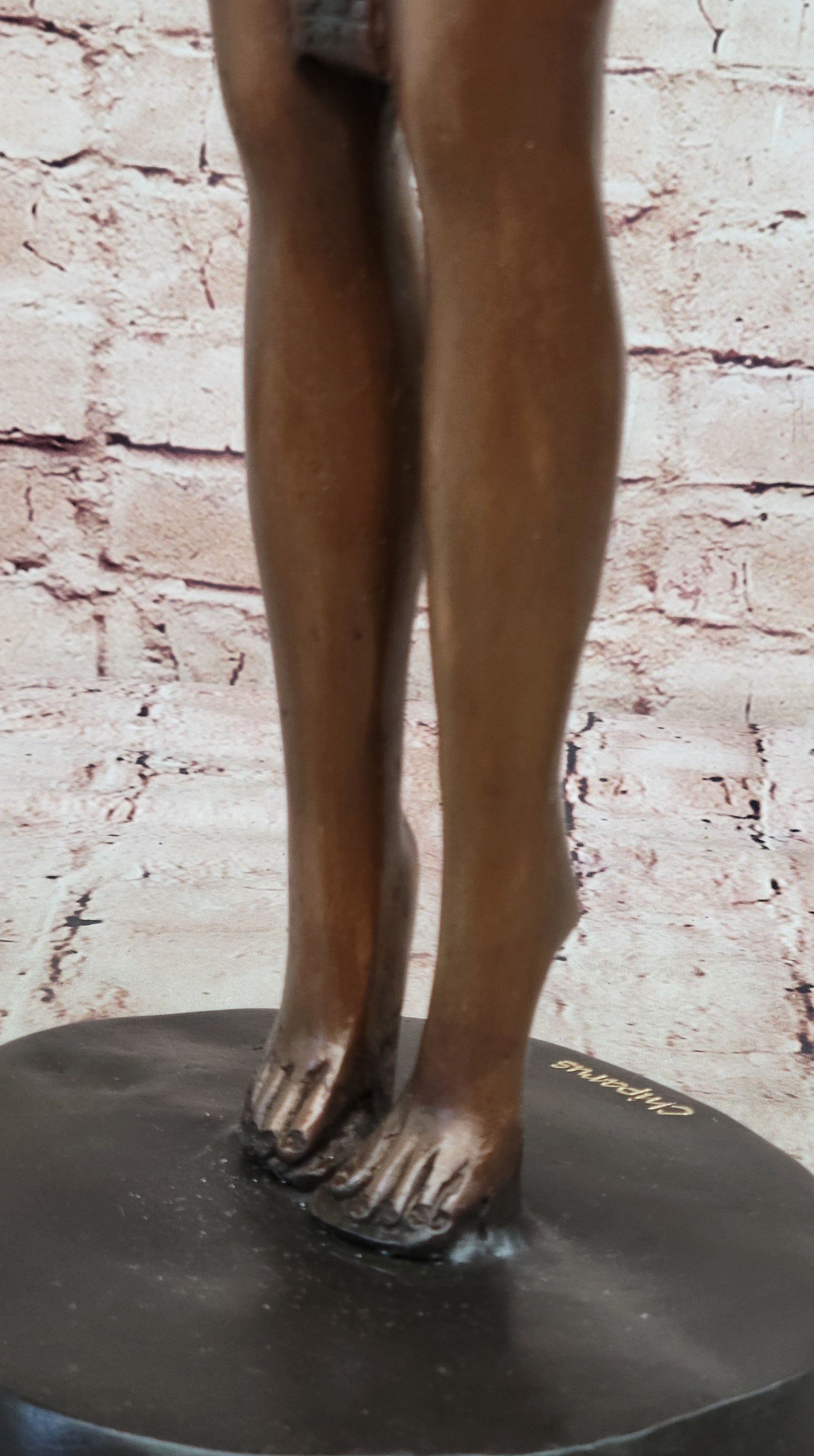 Chiparus Bronze Sculpture Egyptian Dancer with Outstretched Arms
