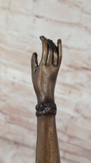 Chiparus Bronze Sculpture Egyptian Dancer with Outstretched Arms