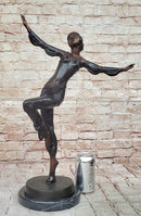 Chiparus Art Deco Dancer – Patina Bronze on Marble Base