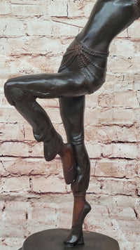 Chiparus Art Deco Dancer – Patina Bronze on Marble Base