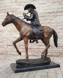 BREATH by Frederic Remington Bronze Statue Sculpture Cowboy Smoking Pipe 22" x 24"