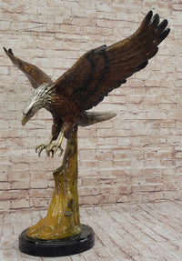 Multi Color Patina American Bald Eagle Bronze 32" x 26"