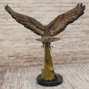 Multi Color Patina American Bald Eagle Bronze 32" x 26"