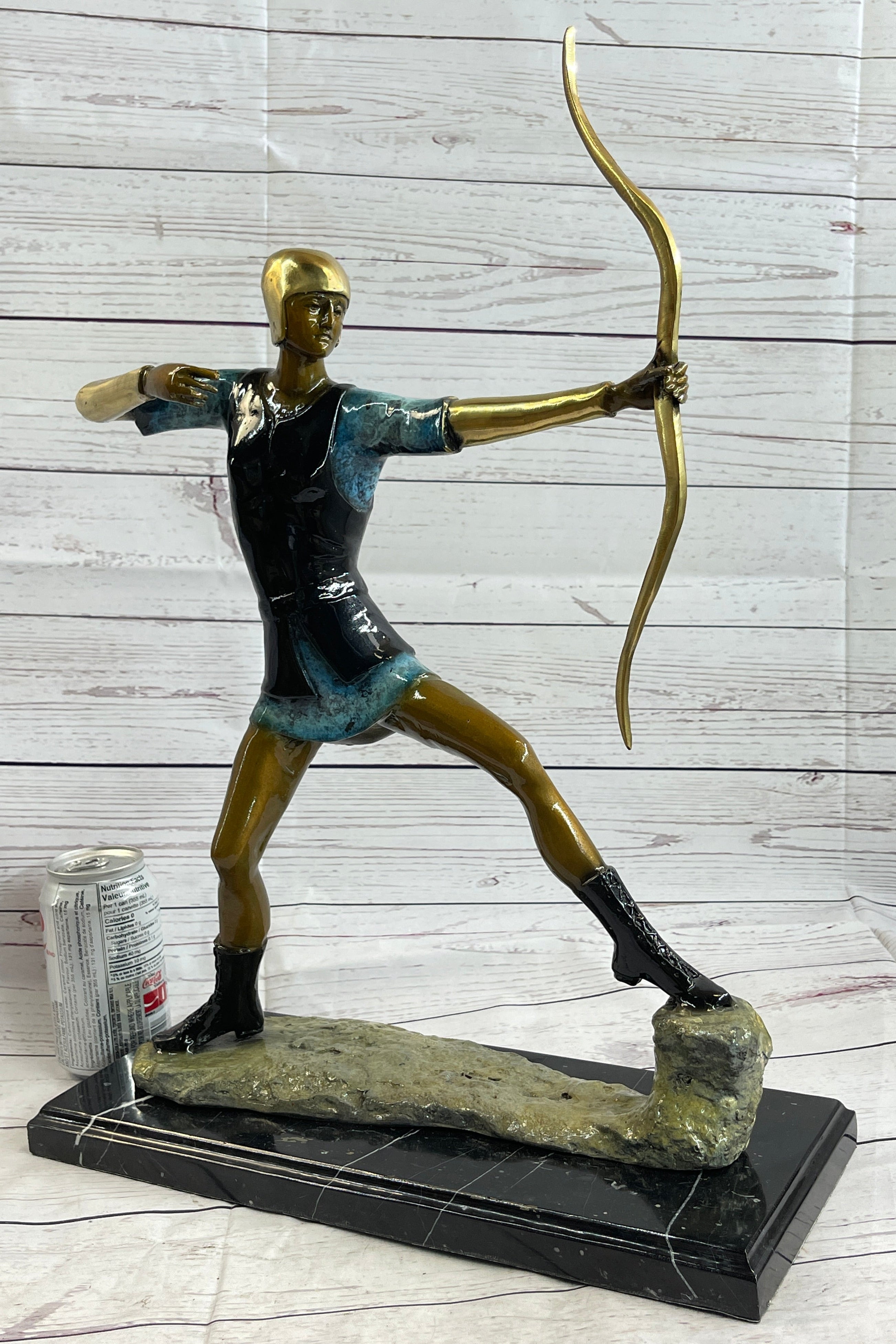 Robin Hood Bronze Longbow Sculpture Signed LTD Edition