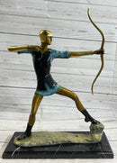 Robin Hood Bronze Longbow Sculpture Signed LTD Edition