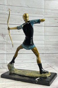 Robin Hood Bronze Longbow Sculpture Signed LTD Edition