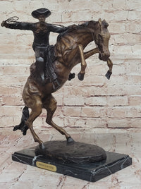 Bronco Buster by Frederic Remington Bronze 17" x 18"