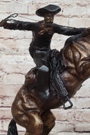 Bronco Buster by Frederic Remington Bronze 17" x 18"