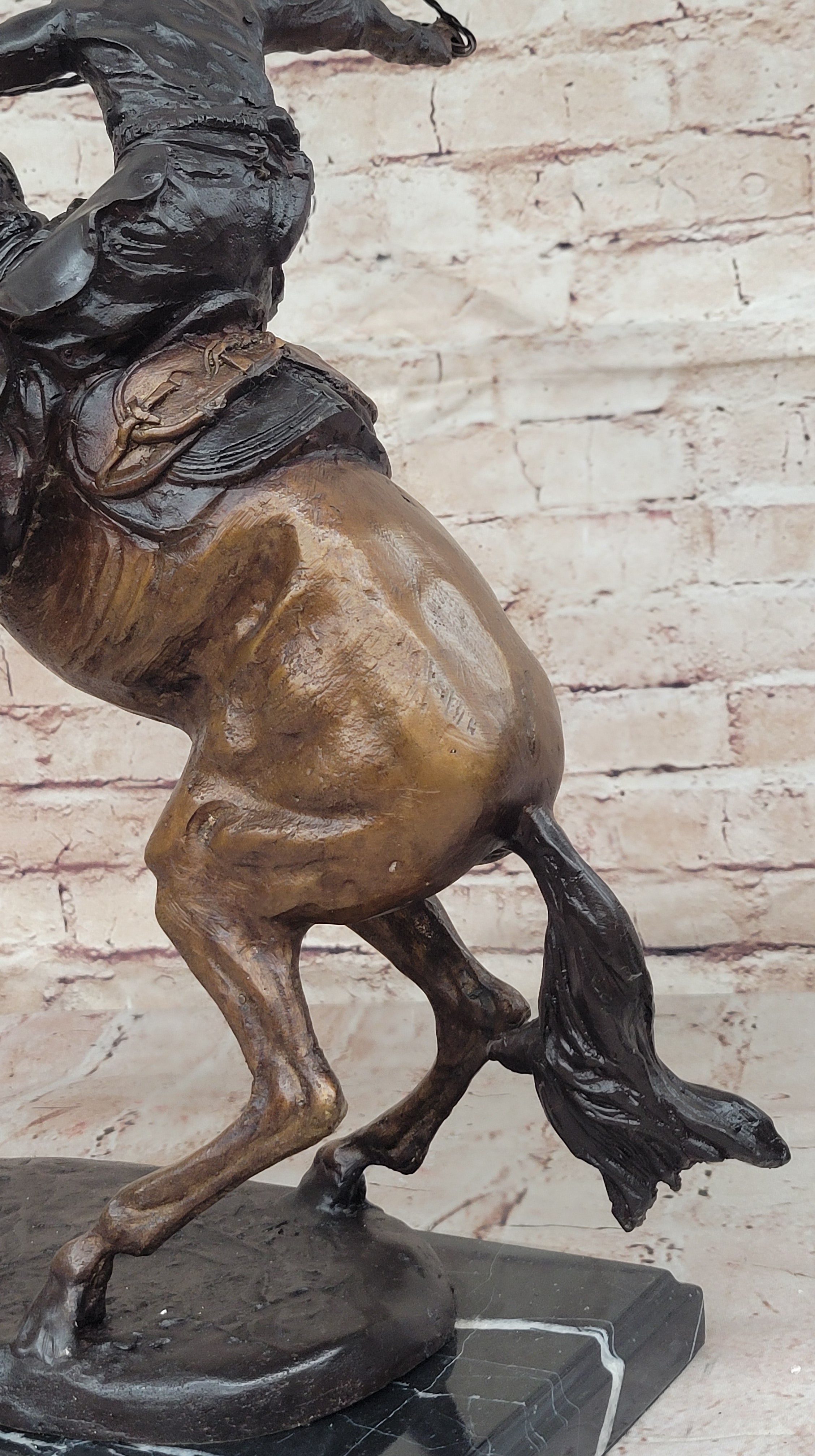 Bronco Buster by Frederic Remington Bronze 17" x 18"