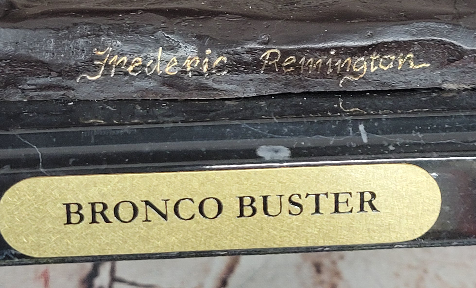 Bronco Buster by Frederic Remington Bronze 17" x 18"